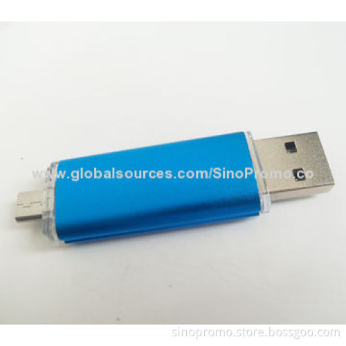 Smartphone USB Flash Drive with Plug-and-play Function, Sized 70 x 19 x 10mm